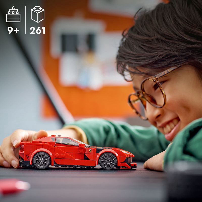 slide 6 of 6, LEGO Speed Champions Ferrari 812 Competizione Car Toy 76914, 261 ct