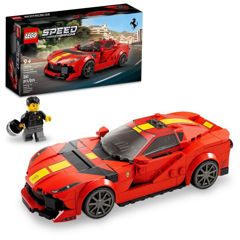 slide 1 of 6, LEGO Speed Champions Ferrari 812 Competizione Car Toy 76914, 261 ct