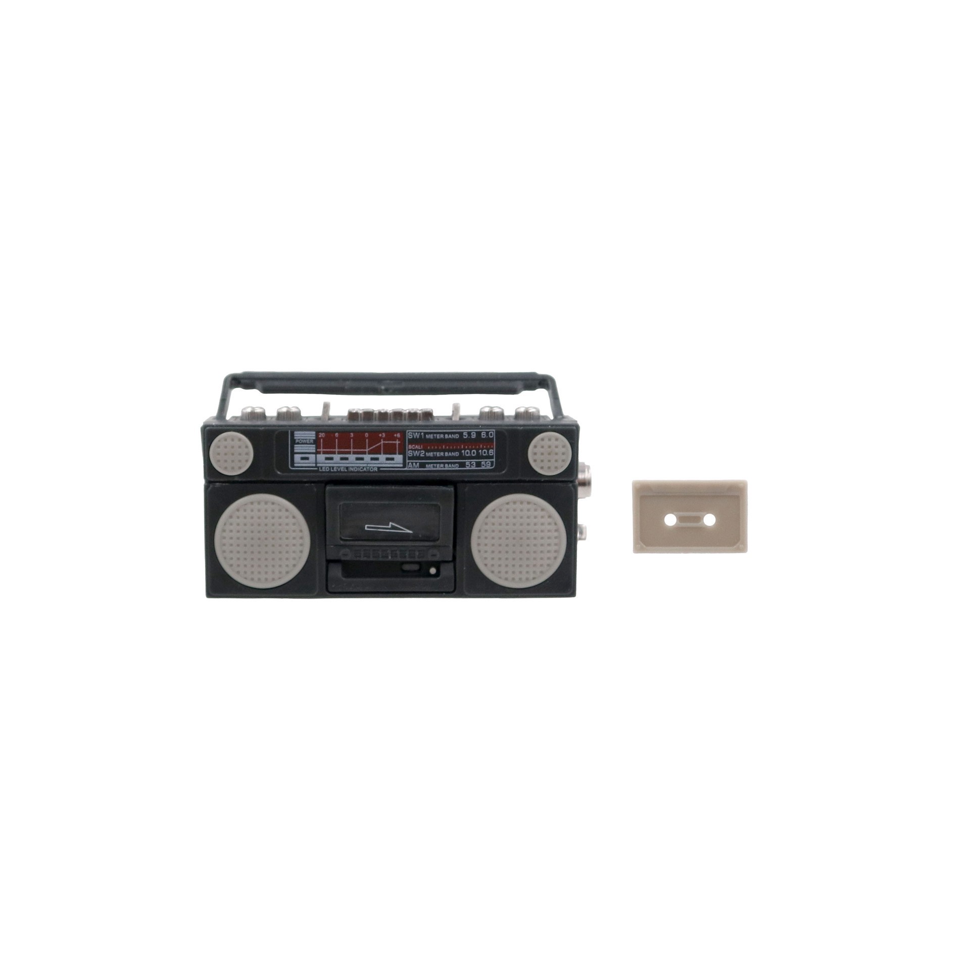 slide 3 of 3, Miniature Cassette Player By Make Market, 2.25 in x 0.54 in x 1.36 in