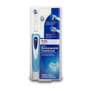 slide 1 of 1, CVS Health Rechargeable Oscillating Toothbrush For Cleaner Teeth, 1 ct