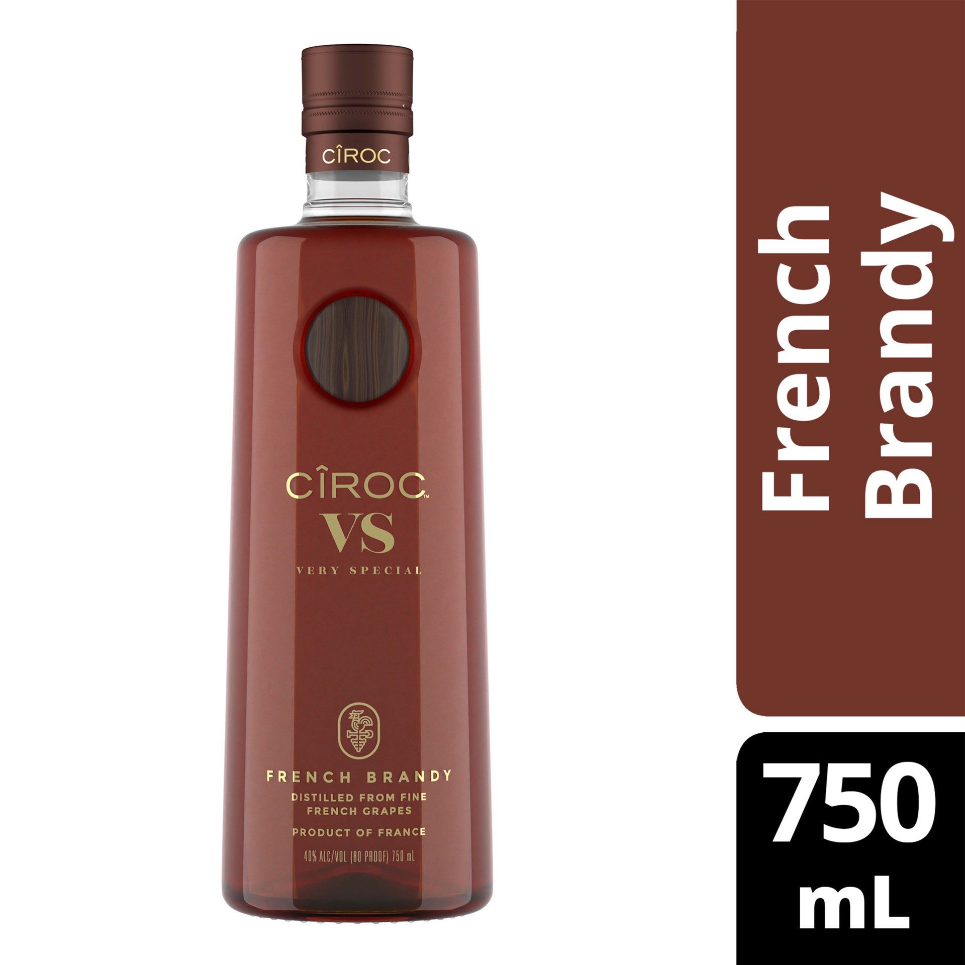 slide 1 of 4, CIROC VS French Brandy, 750 mL, 750 ml