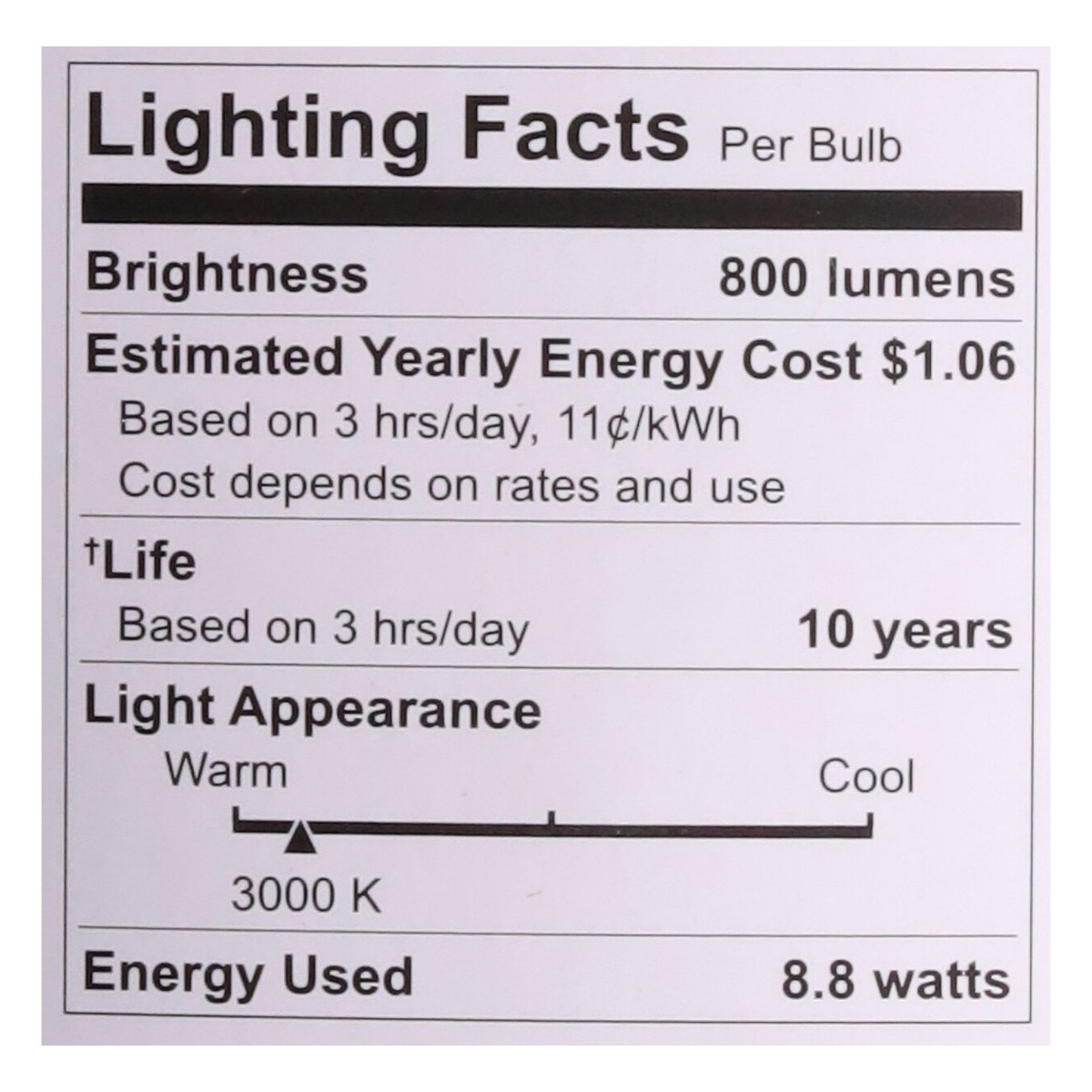 slide 7 of 14, Feit Electric Enhance 8.8 Watts LED Bright White Bulbs 4 ea, 4 ct