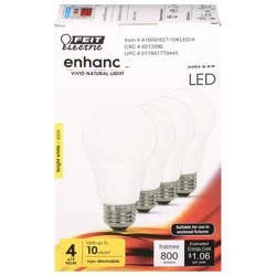 Feit Electric Enhance 8.8 Watts LED Bright White Bulbs 4 ea