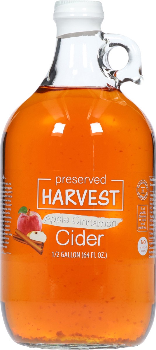 slide 6 of 12, Preserved Harvest Apple Cinnamon Cider 0.5 gal, 1/2 gal