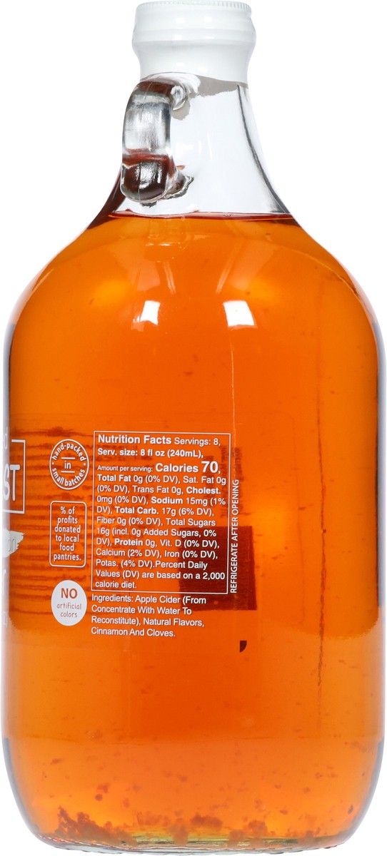 slide 8 of 12, Preserved Harvest Apple Cinnamon Cider 0.5 gal, 1/2 gal