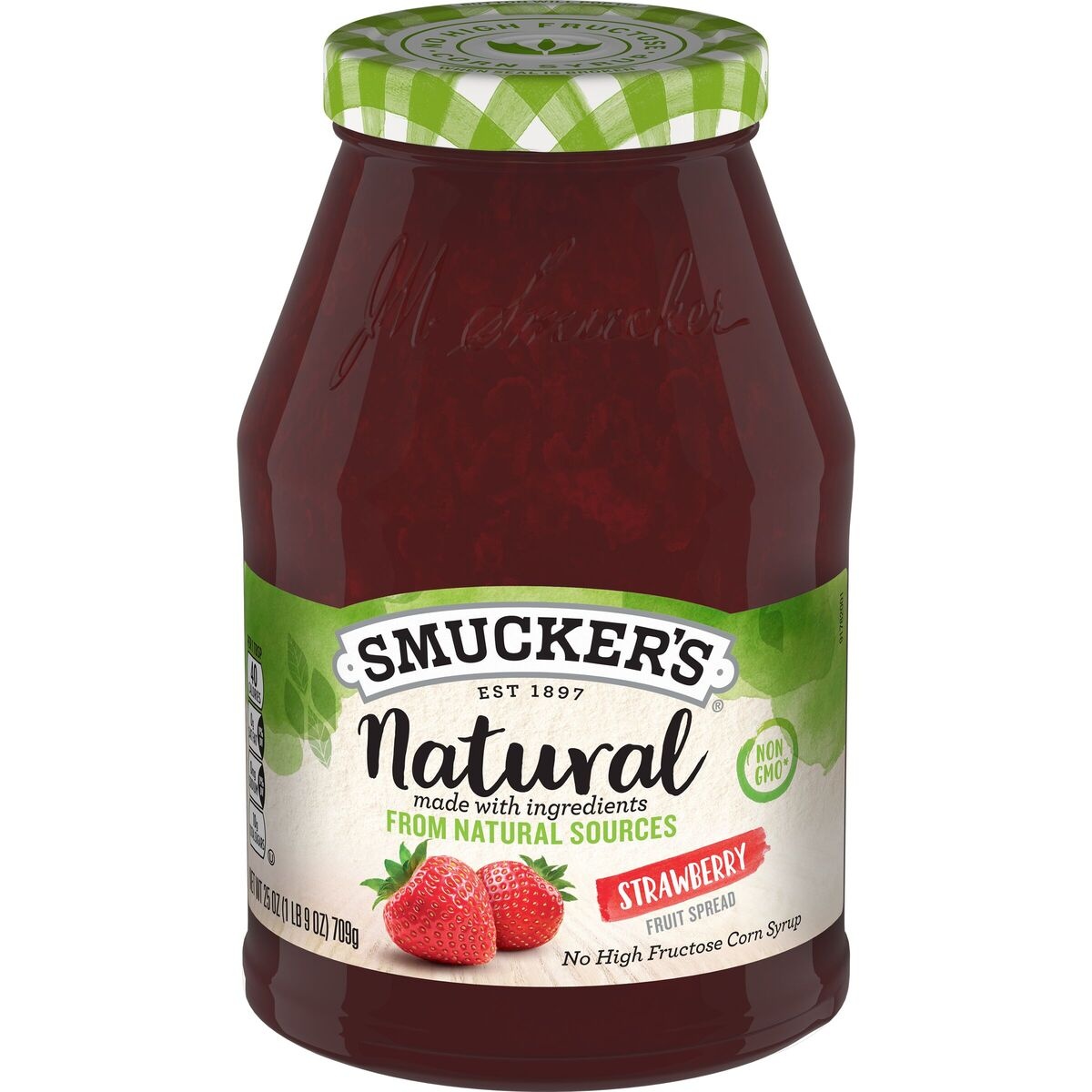 slide 1 of 17, Smucker's Natural Strawberry Fruit Spreads - 25oz, 25 oz