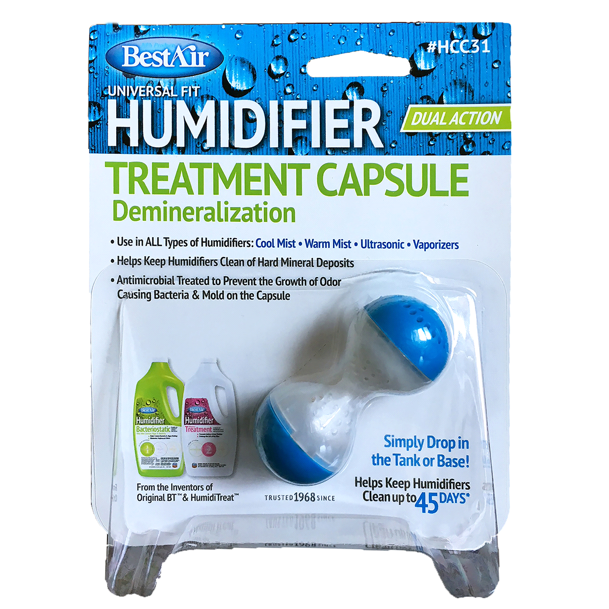slide 1 of 5, Universal Fit Humidifier Demineralization Capsule, HCC31, 1 ct