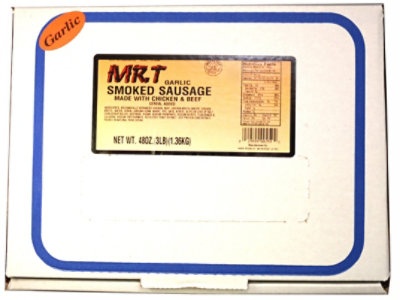 slide 1 of 1, Mr Tango Sausage Smoked Garlic, 3 lb