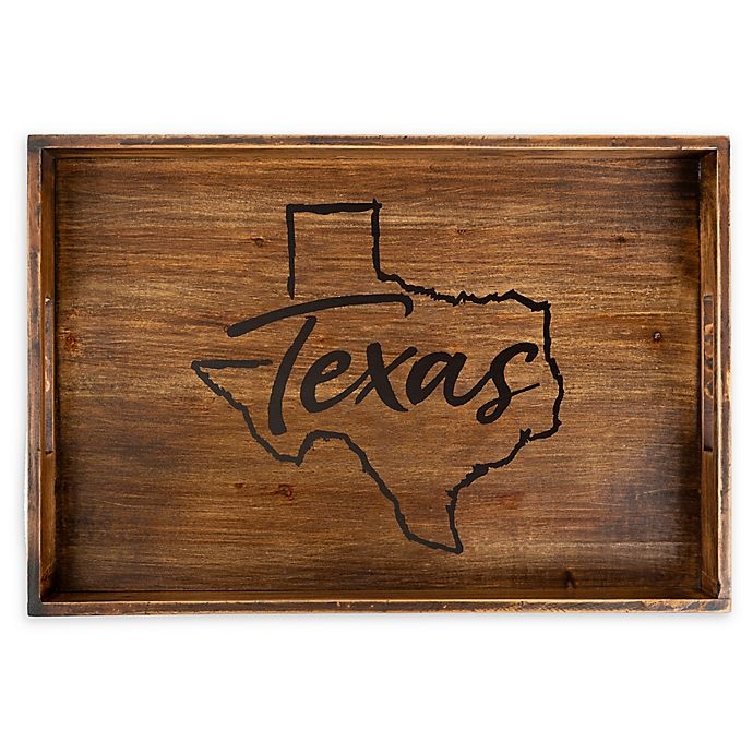 slide 1 of 2, Core Home Texas Rectangular Wood Serving Tray, 1 ct