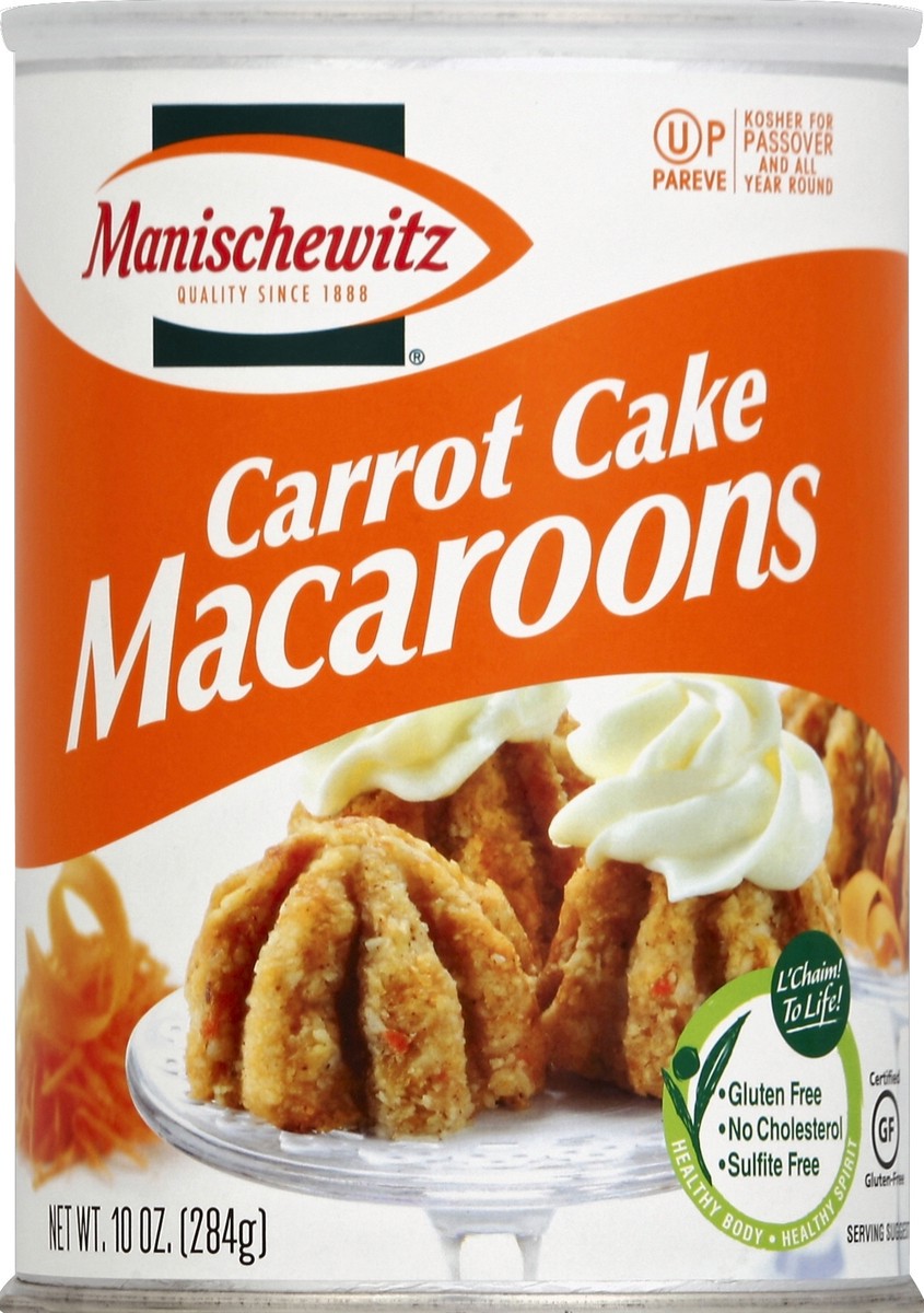 slide 2 of 2, Manischewitz Carrot Cake Macaroons, 10 oz