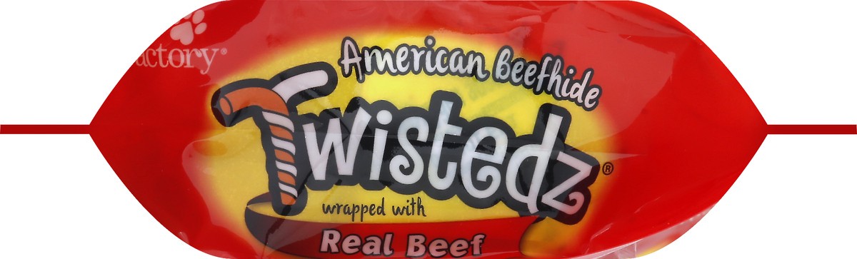slide 4 of 9, Pet Factory Twistedz W/Beef, 8 ct