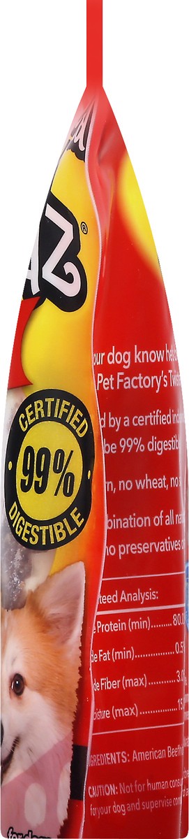 slide 8 of 9, Pet Factory Twistedz W/Beef, 8 ct