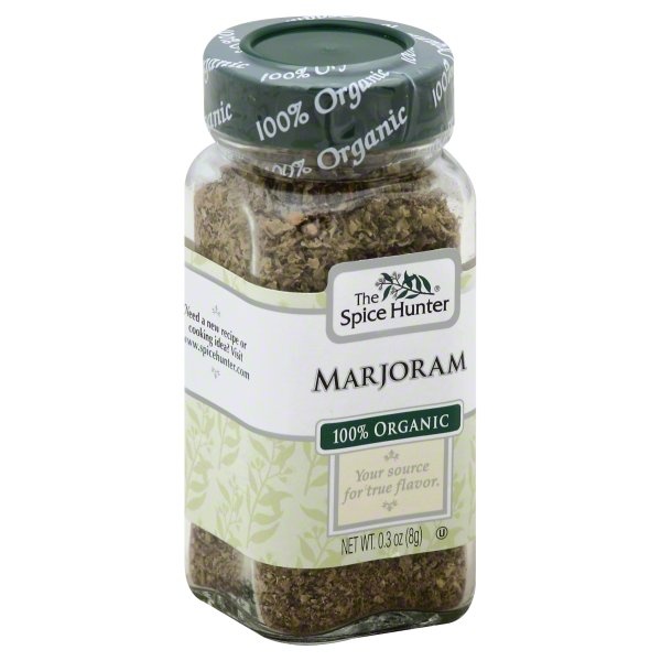 slide 1 of 2, Spice Hunter Marjoram, 100% Organic, 0.3 oz