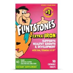 Flintstones Flinstones Extra Iron Chewable Tablets 90ct.