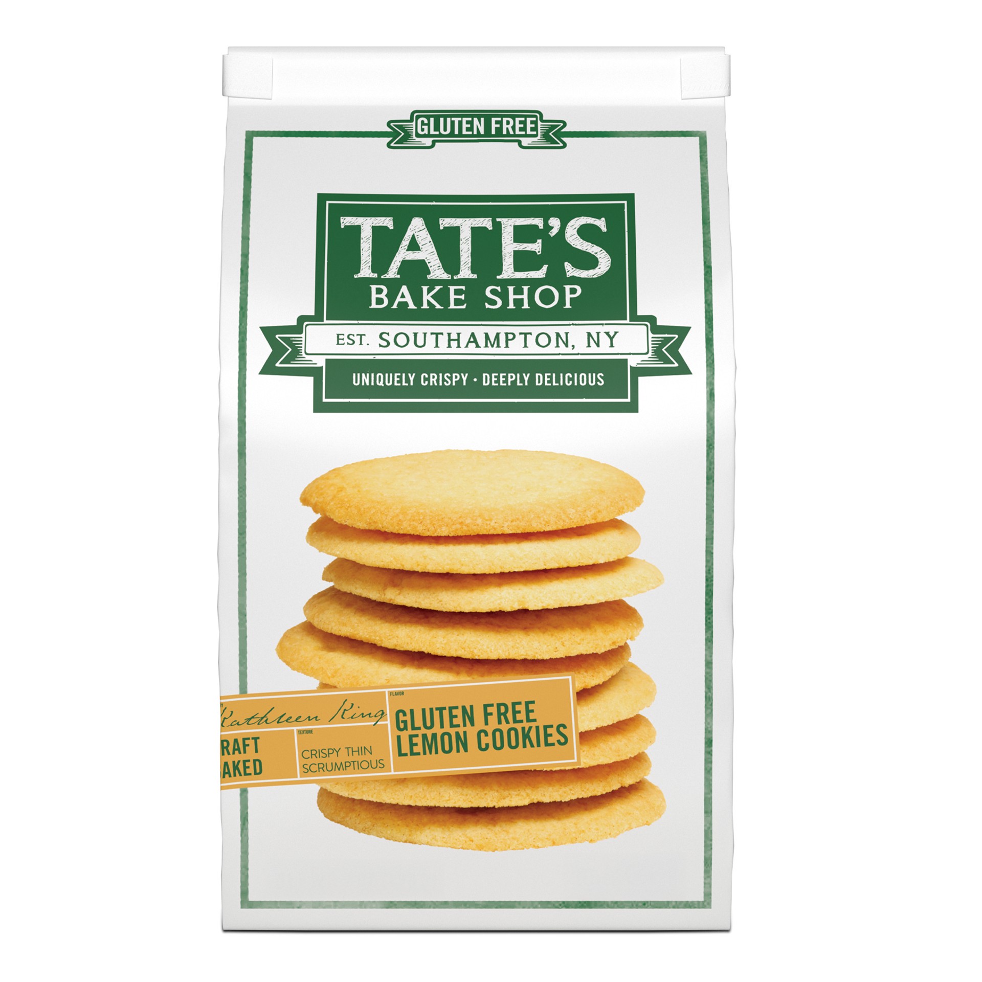 slide 1 of 8, Tate's Bake Shop Gluten Free Lemon Cookies, Gluten Free Cookies, 7 oz
