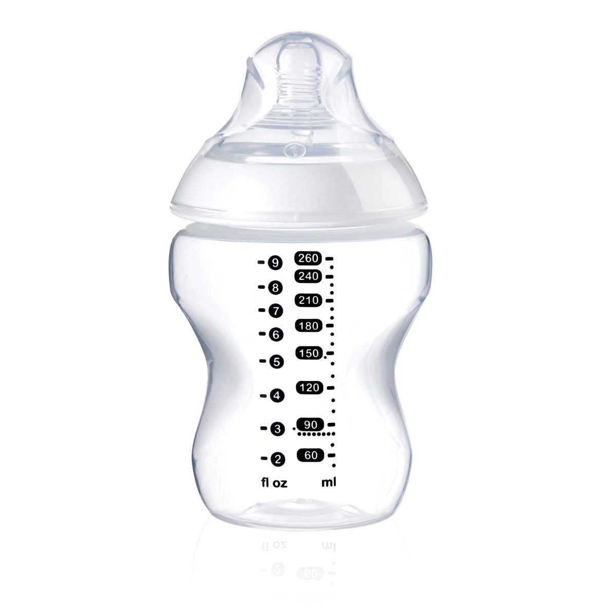 slide 7 of 8, Tommee Tippee Closer to Nature 0 Months+ 9 Ounce Baby Bottles 3 ea, 3 ct
