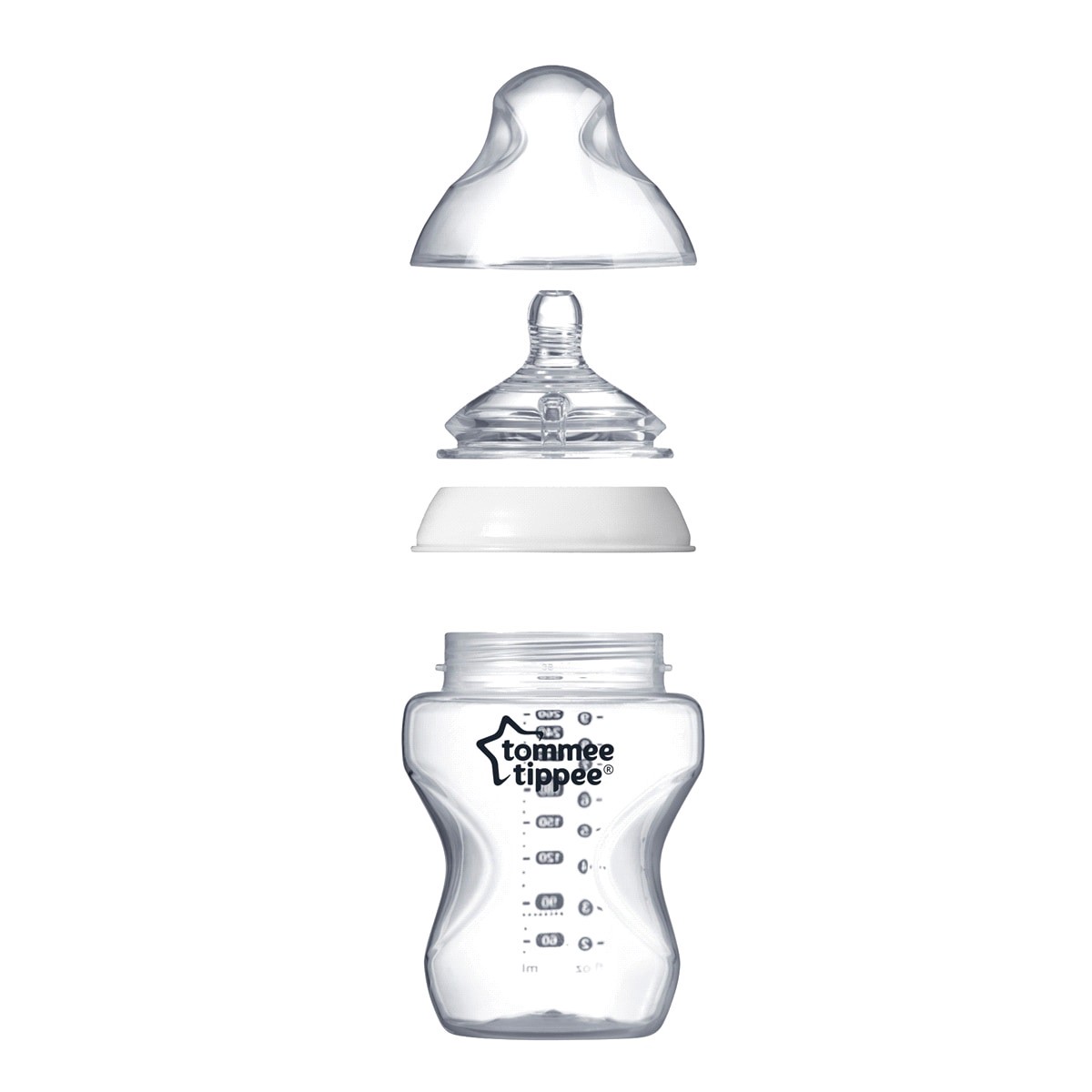 slide 3 of 8, Tommee Tippee Closer to Nature 0 Months+ 9 Ounce Baby Bottles 3 ea, 3 ct