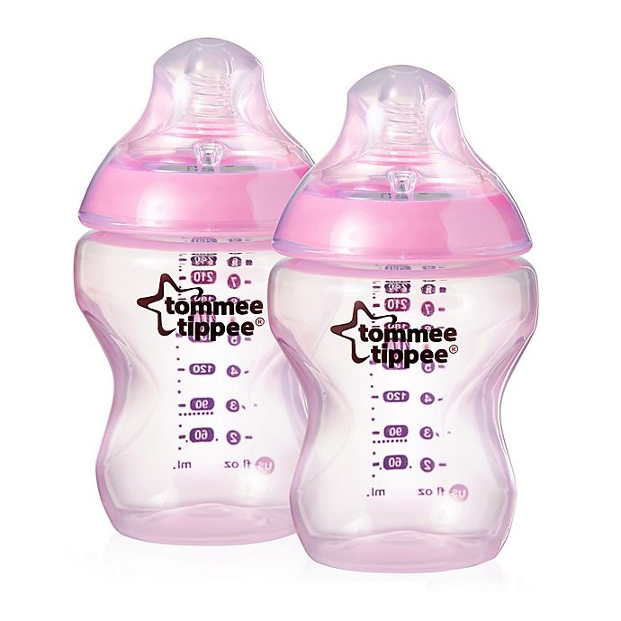 slide 4 of 5, Tommee Tippee Newborn Closer to Nature Baby Bottle Starter Pack - Pink, 1 ct