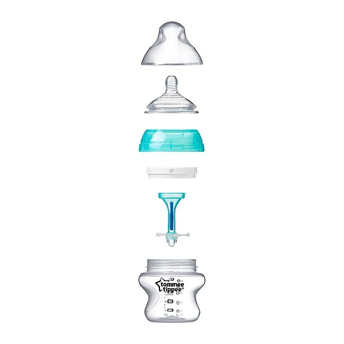 slide 4 of 8, Tommee Tippee Advanced Colic Newborn Slow Flow Baby Bottle Nipples, 2 ct