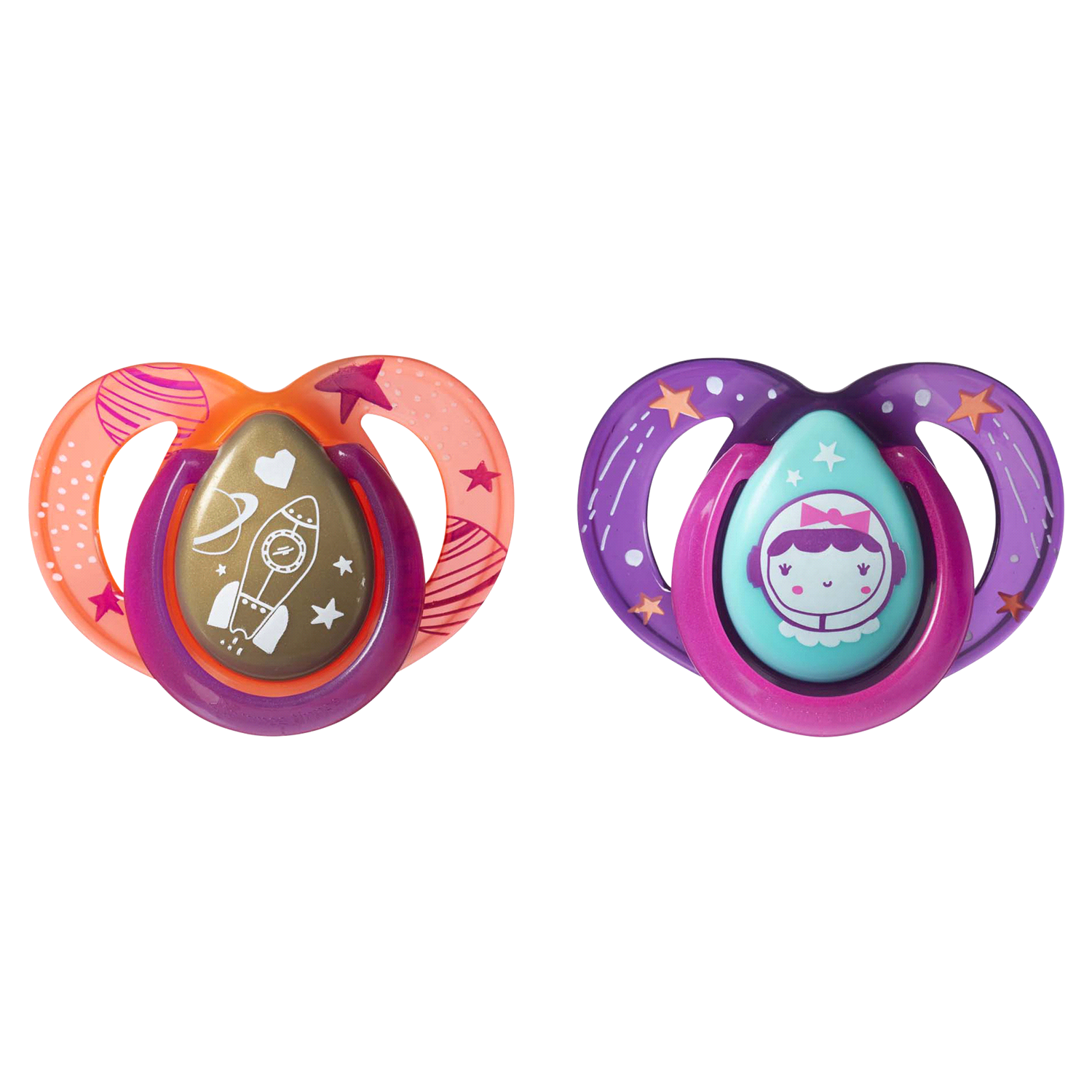 slide 4 of 4, Tommee Tippee Nt Pacifiers 18m, 2 ct