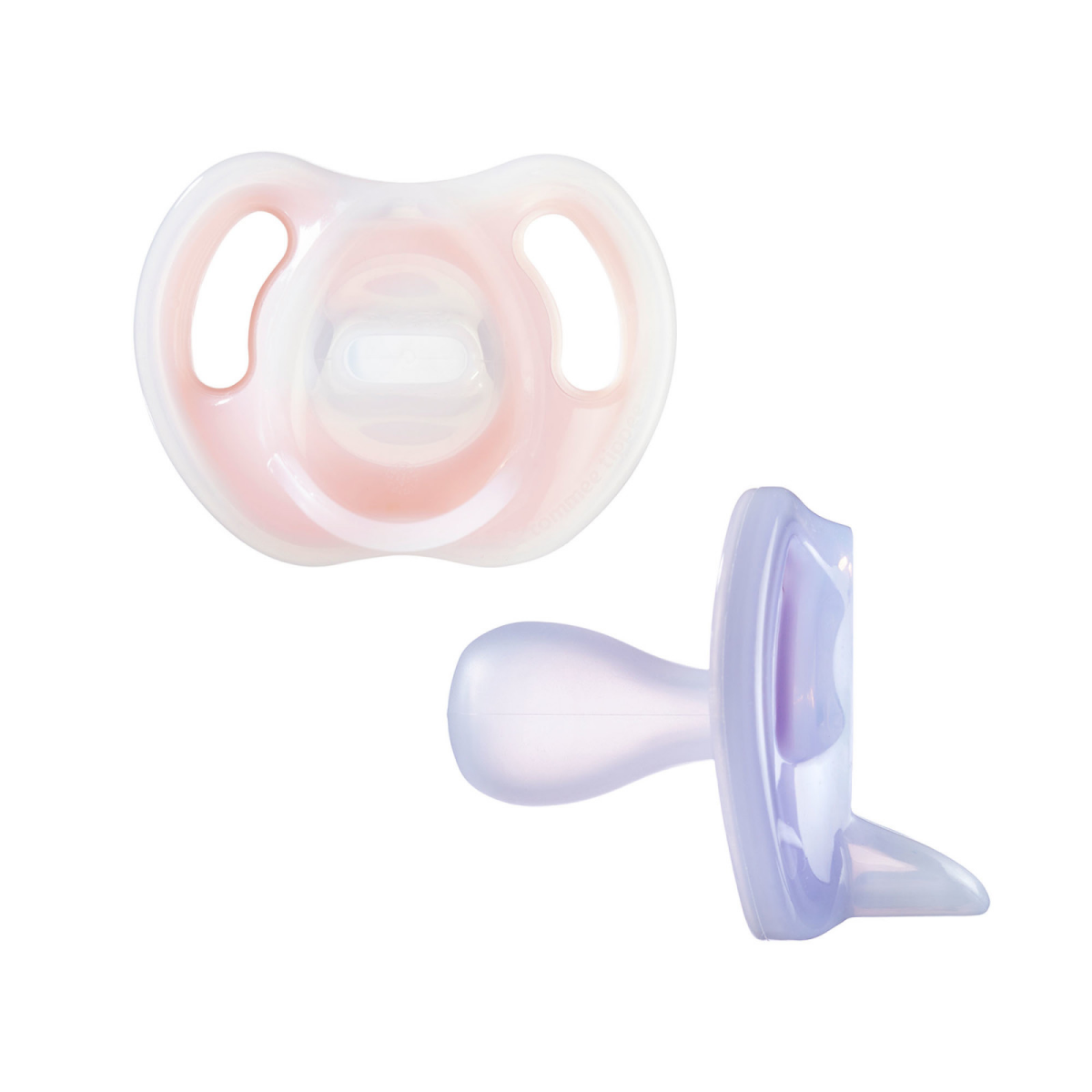slide 5 of 5, Tommee Tippee Ultra Light Pacifier Pink/Purple, 2 ct