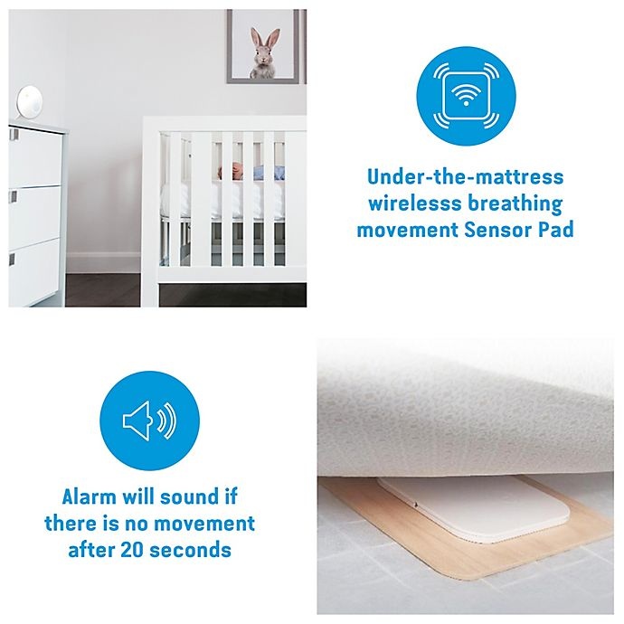 slide 2 of 5, Angelcare AC017 Baby Breathing Movement with Wireless Sensor Pad, 1 ct