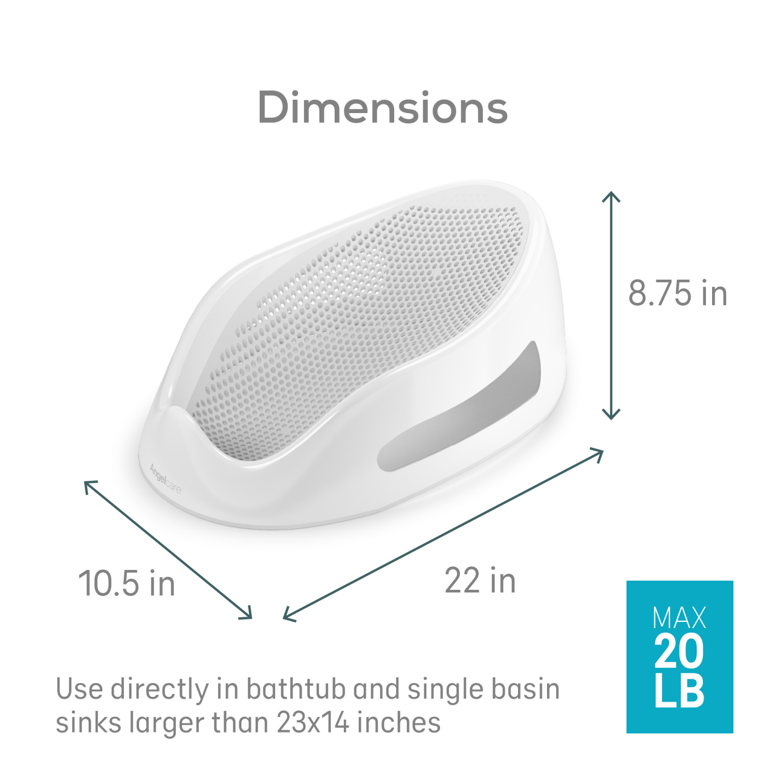 slide 6 of 7, Angelcare 0-6 Months Bath Support 1 ea, 1 ct
