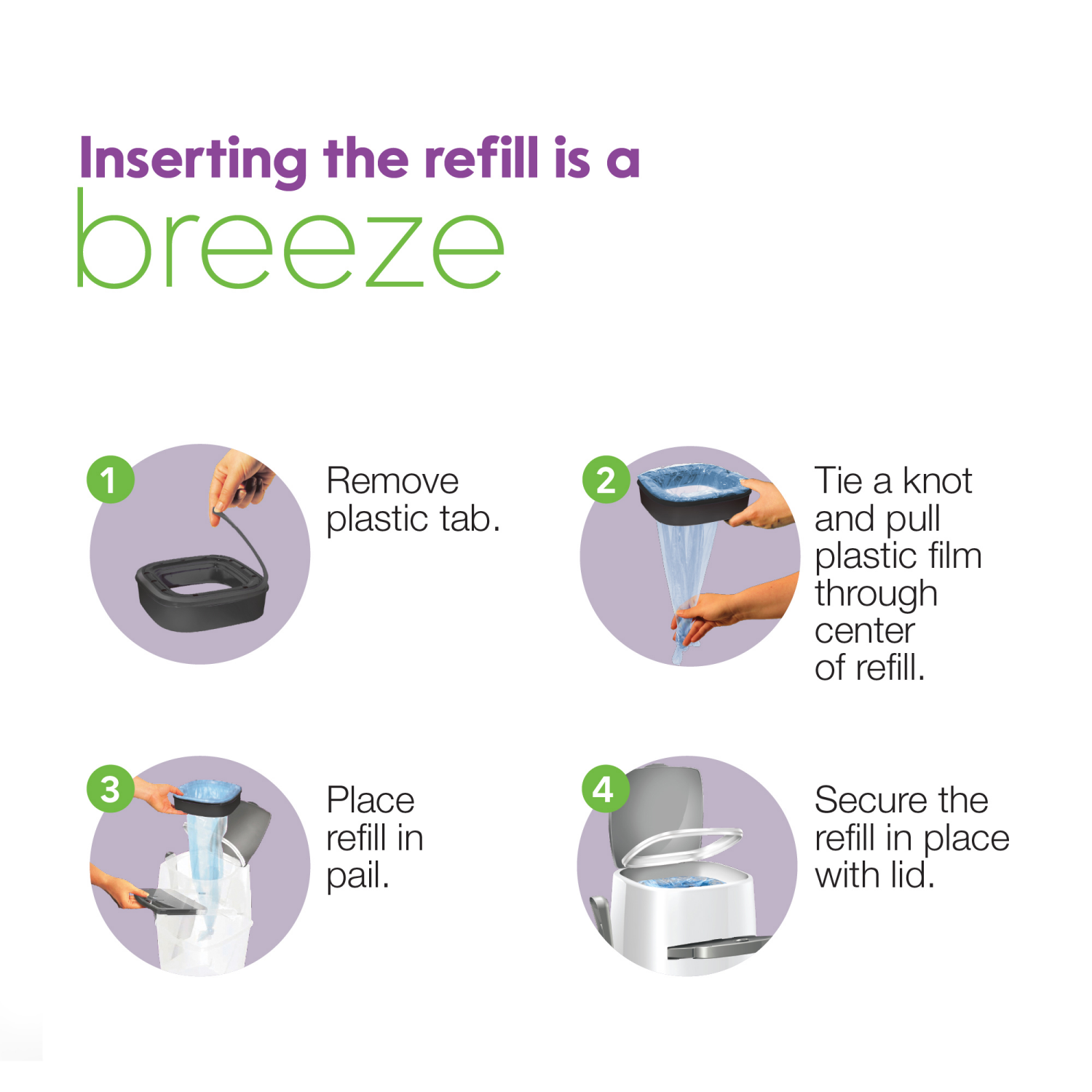 slide 7 of 8, Litter Genie Multi-Layer Film Refill, 1 ct