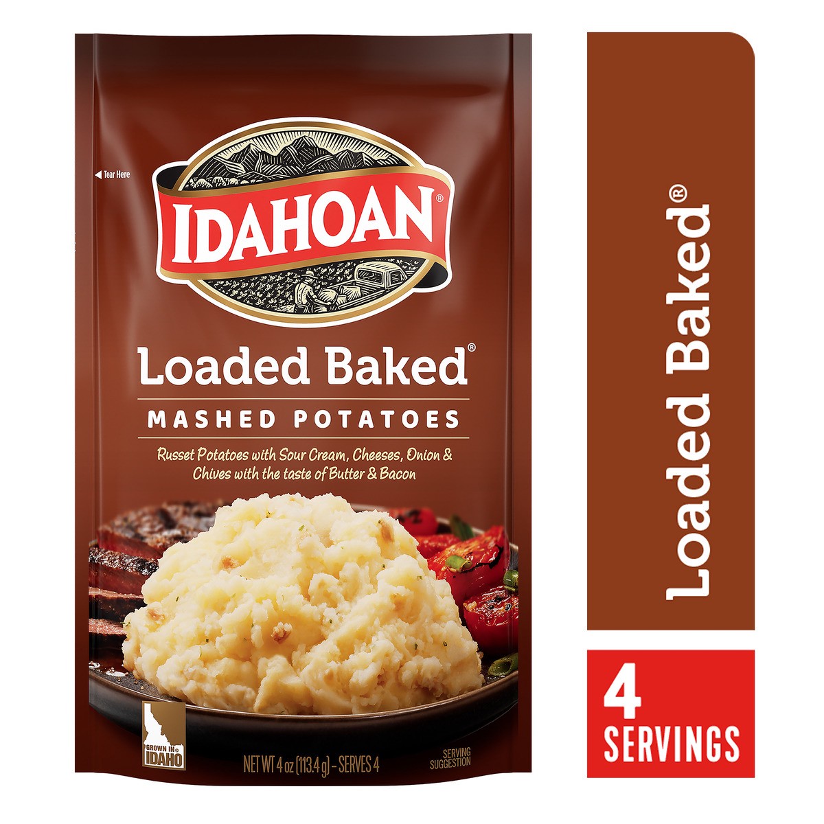 slide 1 of 6, Idahoan Mashed Potatoes, 4 oz