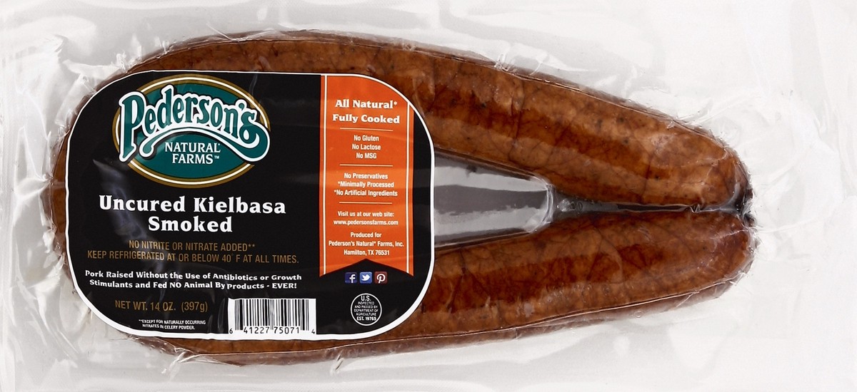 slide 4 of 5, Pederson's Pedersons Natural Farms Kielbasa 14 oz, 14 oz