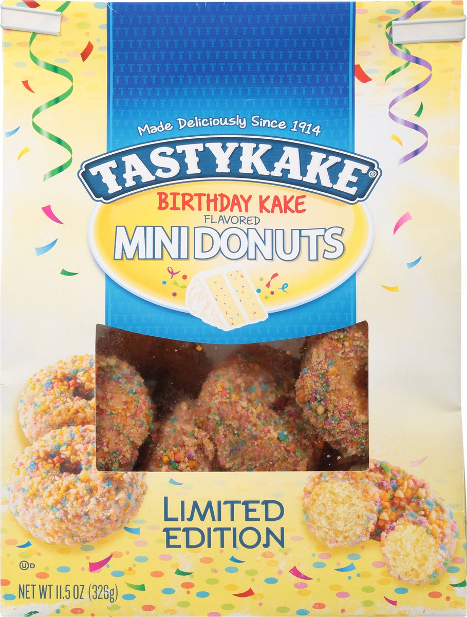 slide 6 of 9, Tastykake Mini Birthday Kake Flavored Donuts Mini 11.5 oz, 11.5 oz