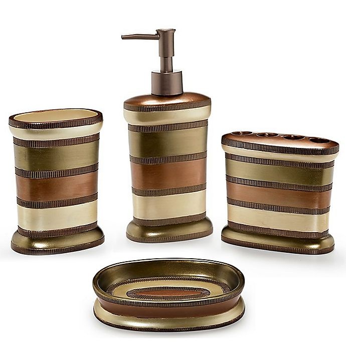 Contempo Bath Accessory Set 4 ct Shipt