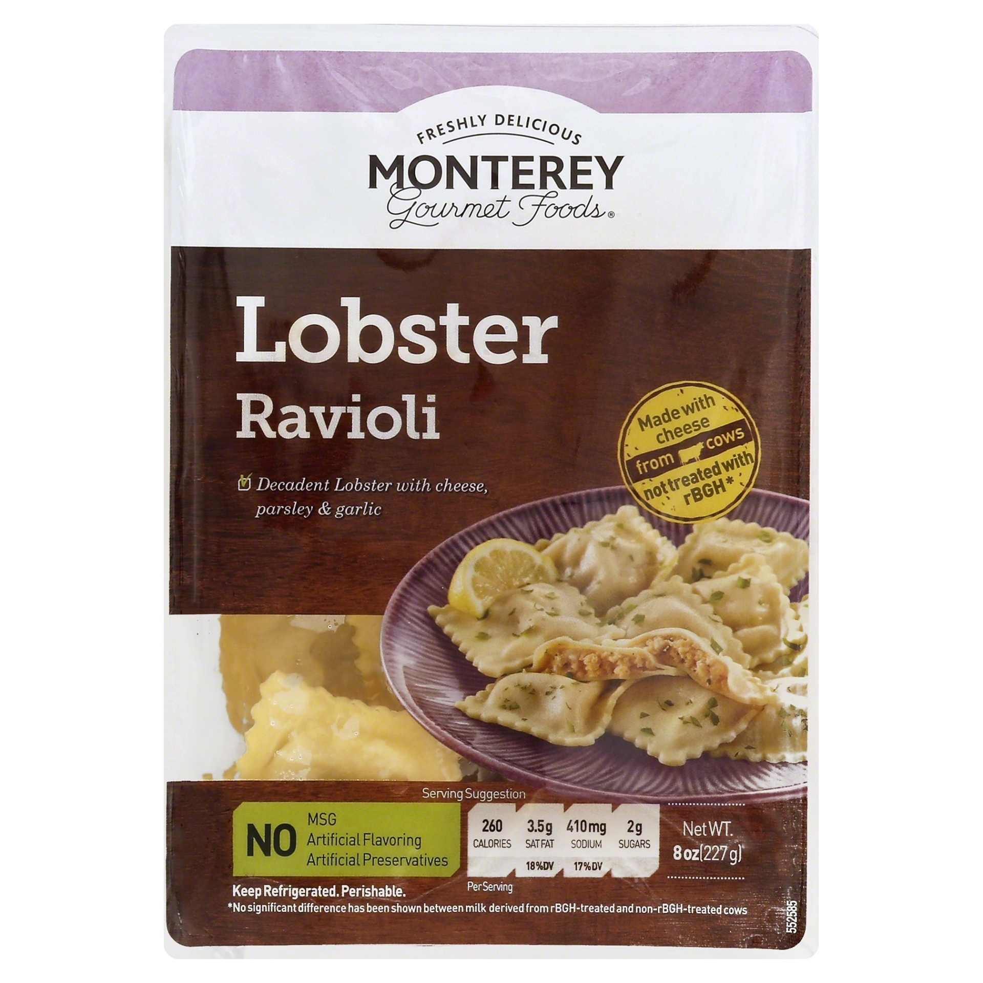 slide 1 of 1, Monterey Gourmet Foods Lobster Ravioli, 8 oz