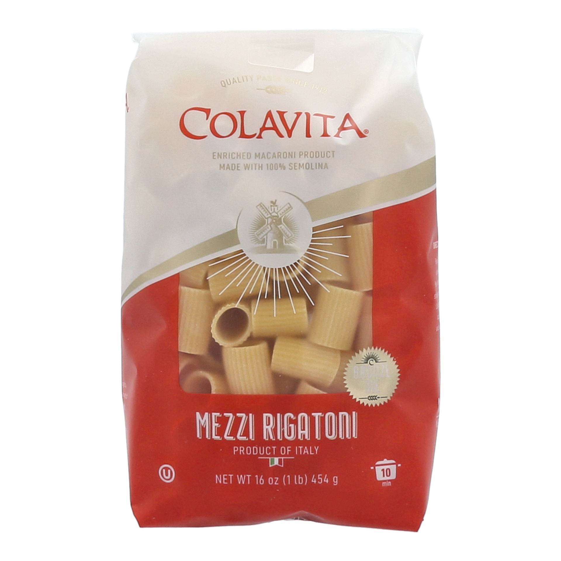 slide 1 of 5, Colavita Mezzi Rigatoni Pasta, 1 lb