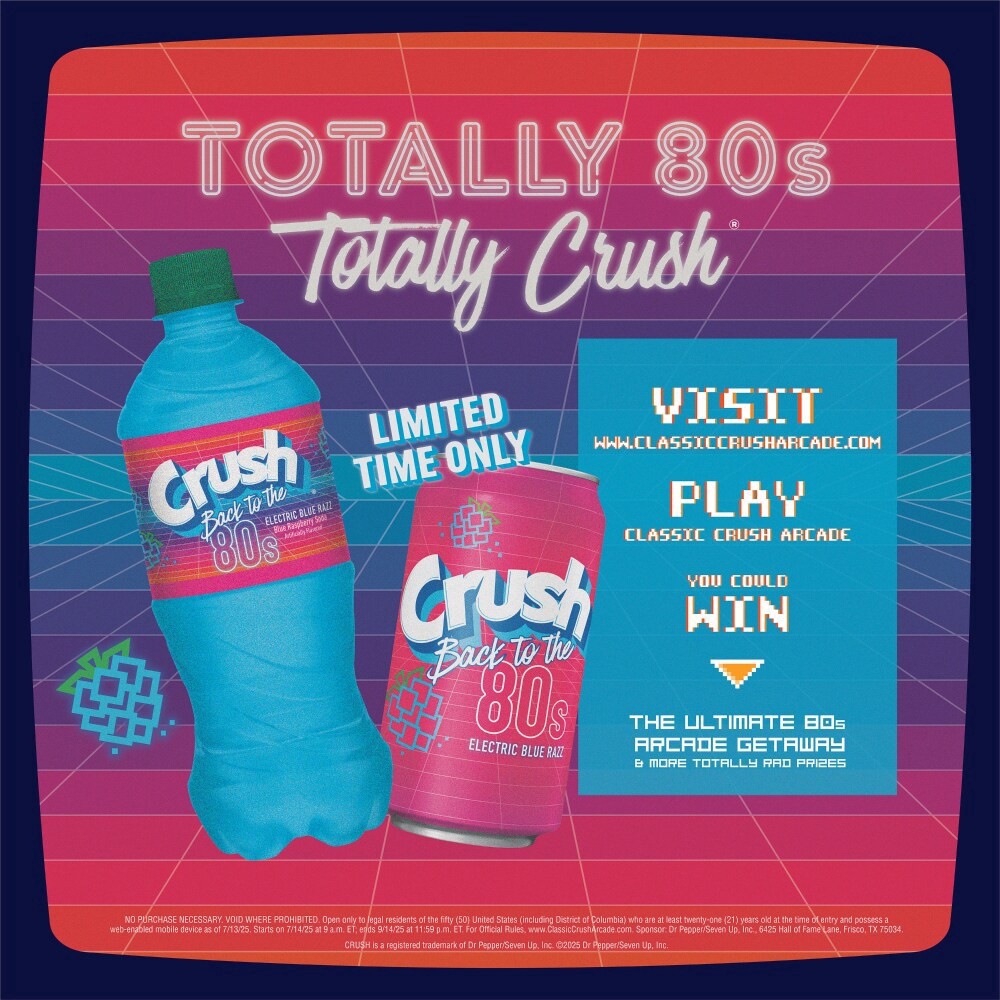 slide 2 of 4, Crush Back To 80s, 20 oz