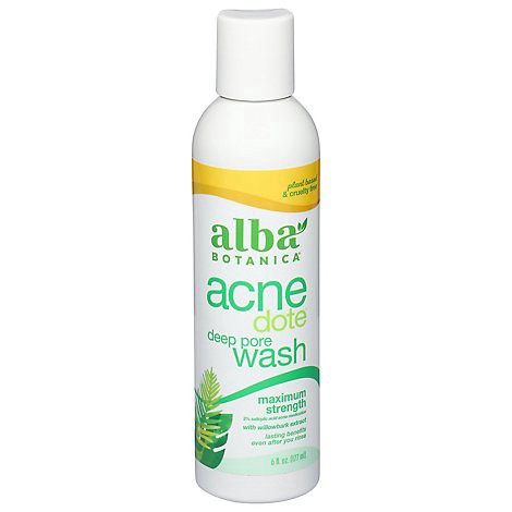 slide 1 of 1, Alba Botanica Acne Deep Pore Wash - 6 Oz, 6 oz
