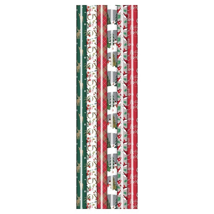 slide 1 of 1, Winter Wonderland Affordable Luxury Assorted Wrapping Paper, 31 in