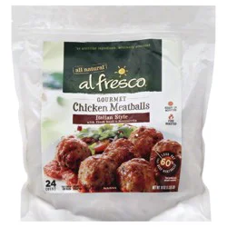 Al Fresco Gourmet Italian Style Chicken Meatballs 18 oz