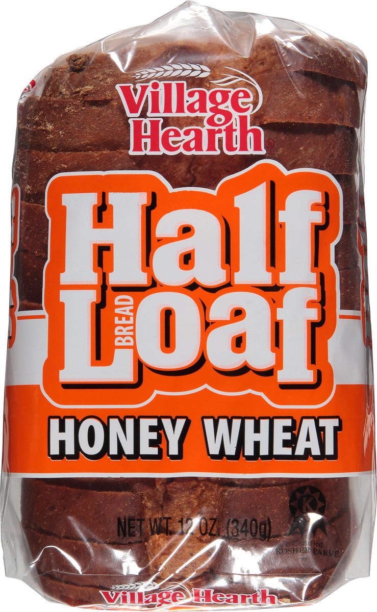 slide 2 of 12, Village Hearth Honey Wheat Bread Half Loaf 12 oz, 12 oz