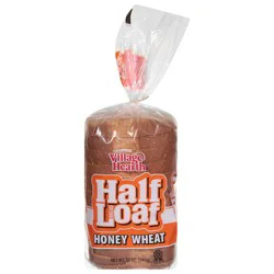 Village Hearth Honey Wheat Bread Half Loaf 12 oz