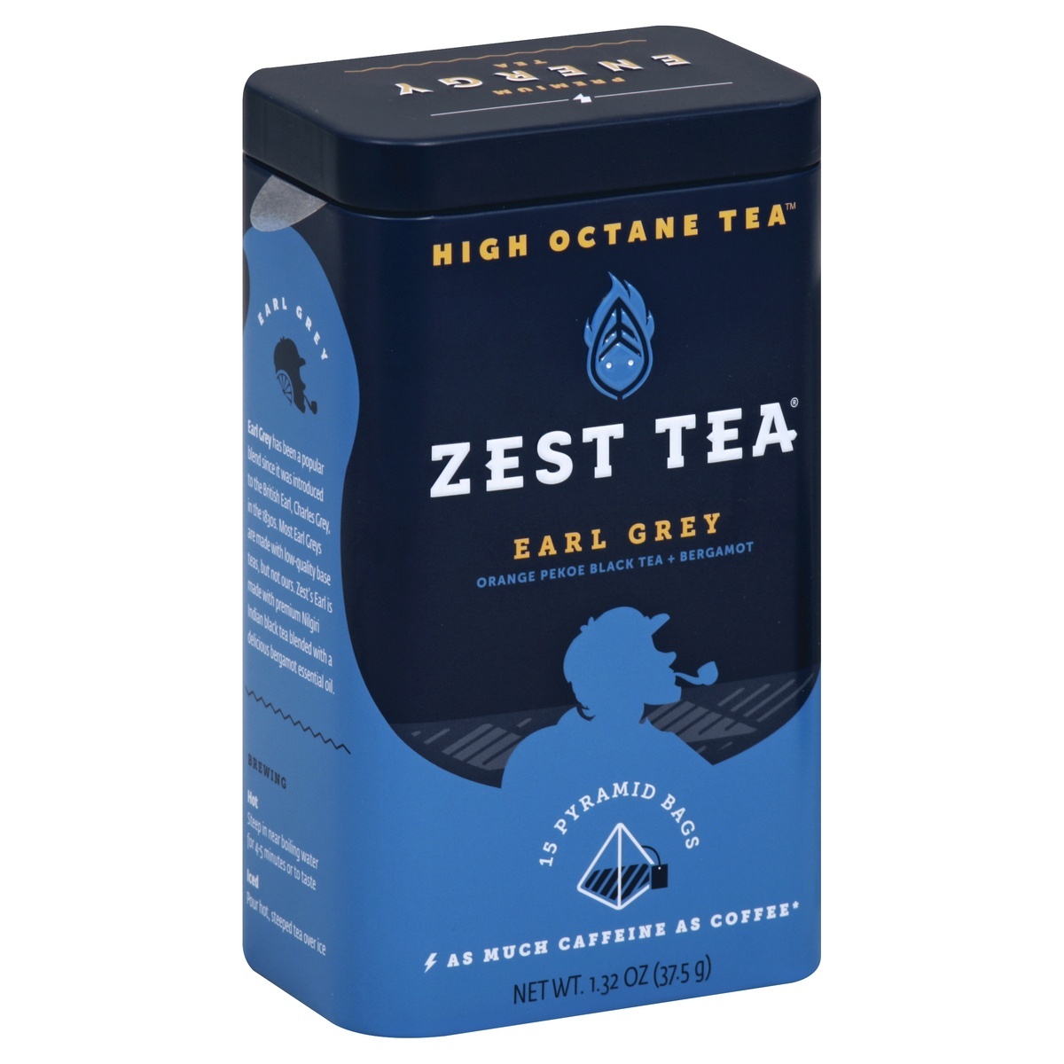 slide 1 of 1, Zest Tea Tea, High Octane, Earl Grey, 15 ct