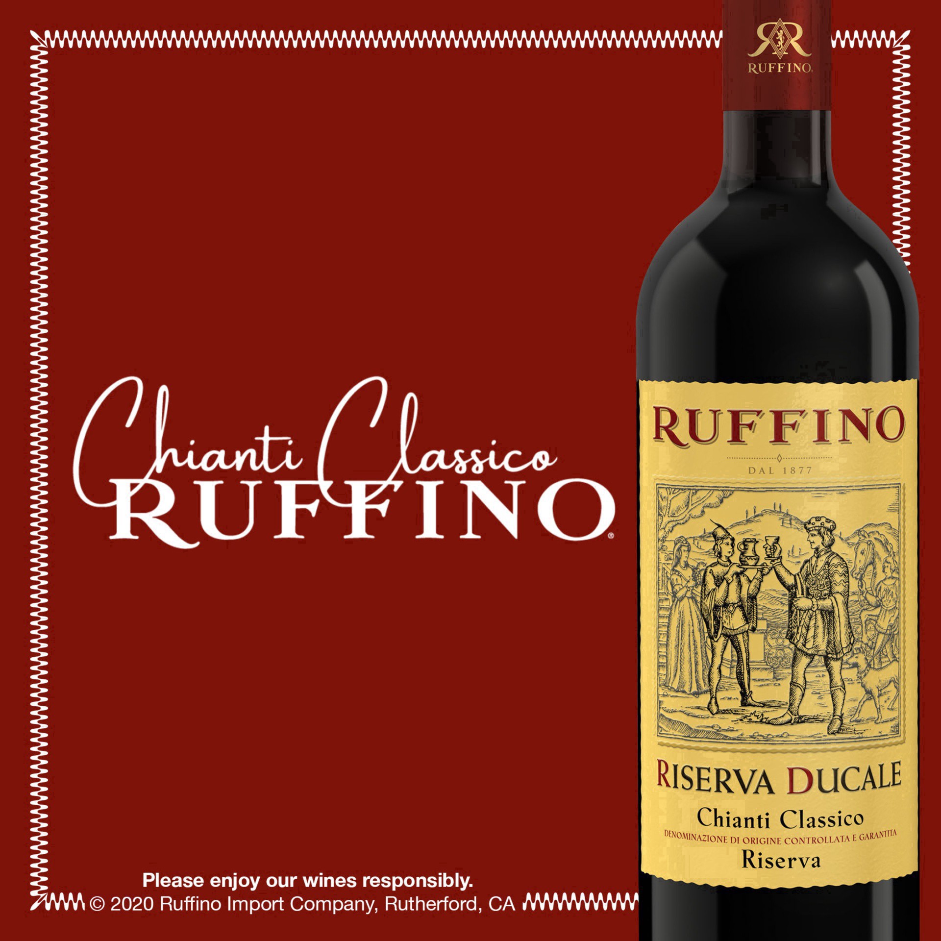 slide 9 of 23, Ruffino Riserva Ducale Chianti Classico DOCG Sangiovese Red Blend, Italian Red Wine, 750 mL Bottle, 25.35 fl. oz