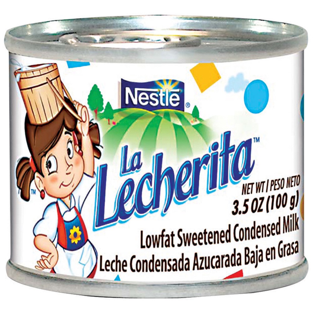 slide 1 of 2, Nestlé NESTLE LA LECHERITA Lowfat Sweetened Condensed Milk, 6 - 3.5 oz. Cans, 21 oz