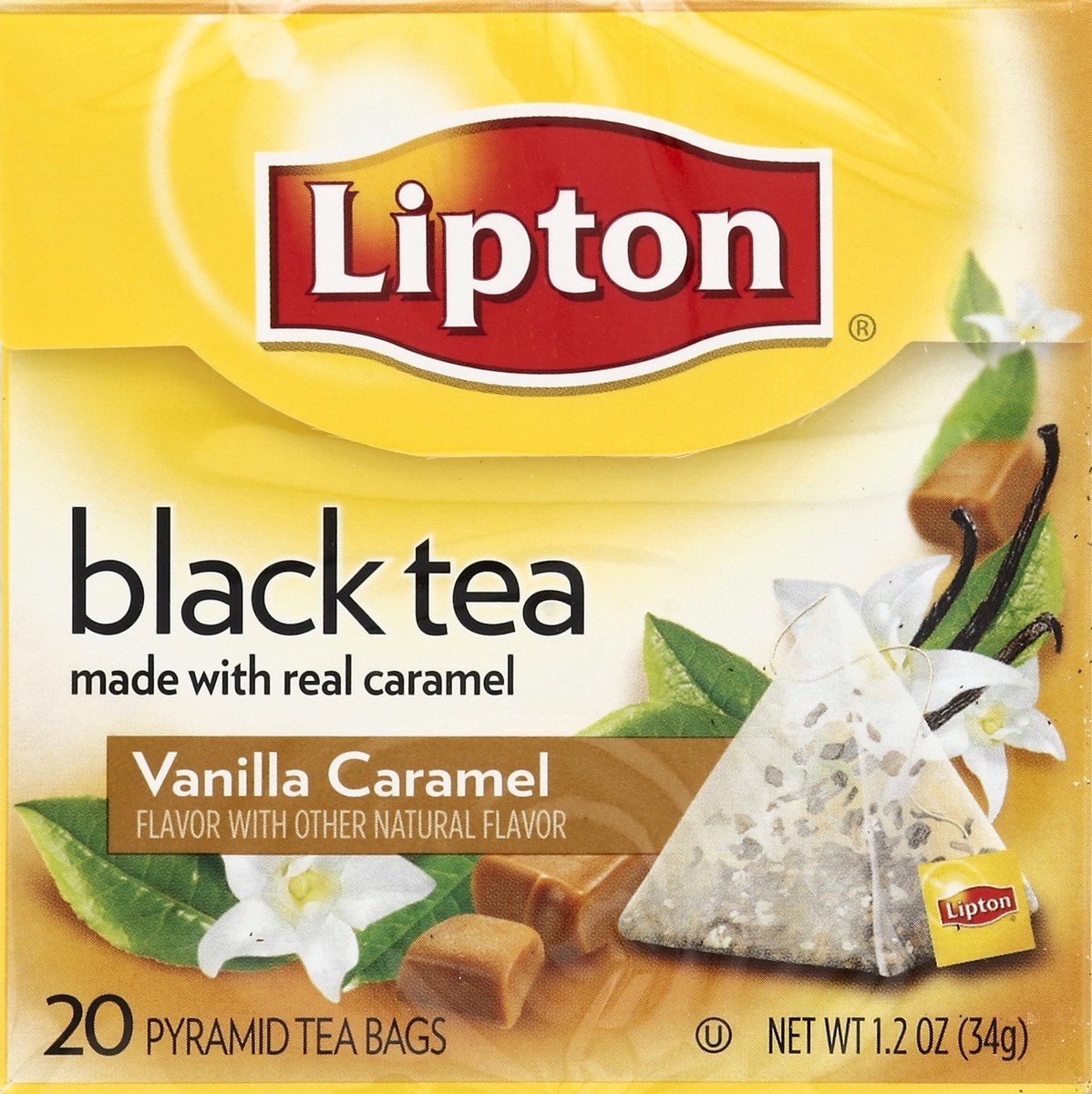 slide 4 of 4, Lipton Bags Vanilla Caramel, 20 ct, 20 ct