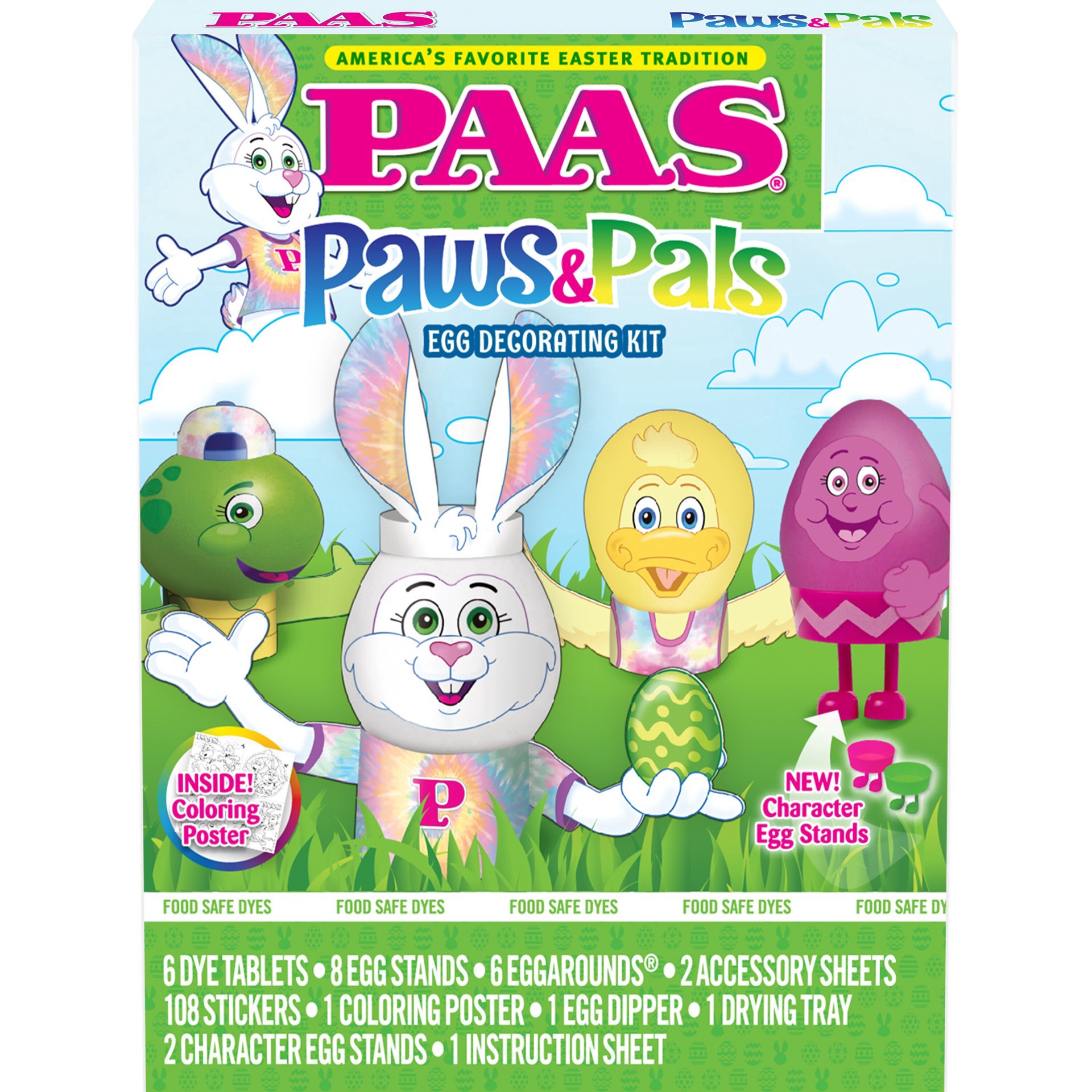 slide 1 of 1, PAAS Paws & Pals Egg Kit, 1 ct