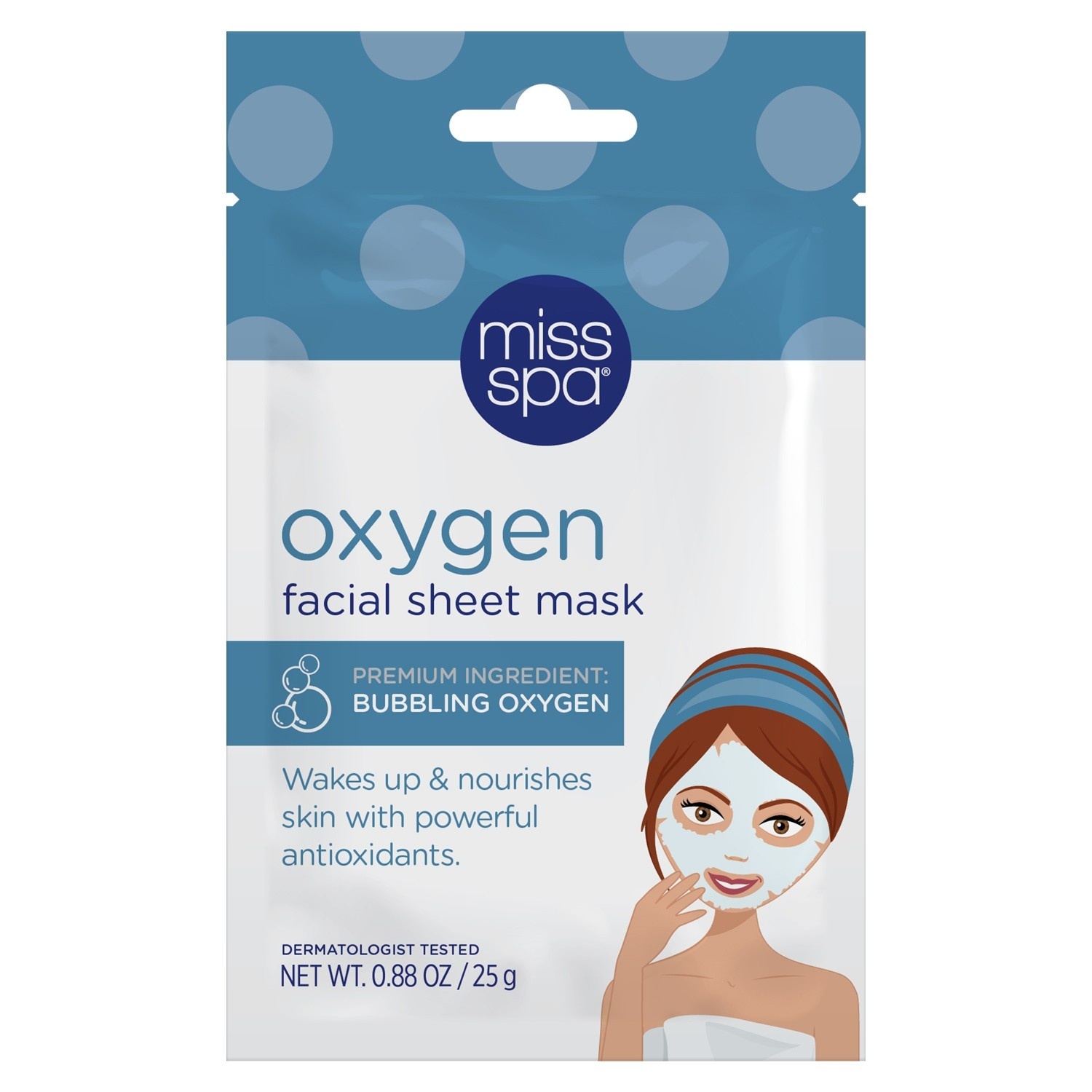 slide 1 of 1, Miss Spa Recover And Refine Oxygenating Bubble Mask, 0.88 oz