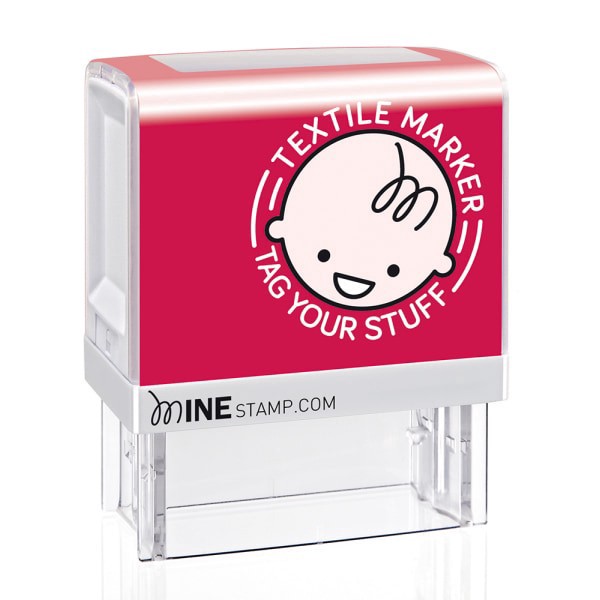 slide 3 of 5, Cosco Mine Textile And Possession Stamp, Black Ink, 1 ct