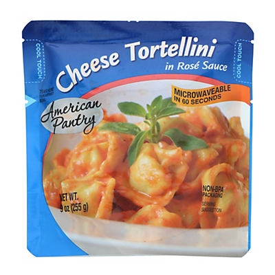 slide 1 of 1, American Pantry Cheese Tortellini in Rose Sauce, 9 oz