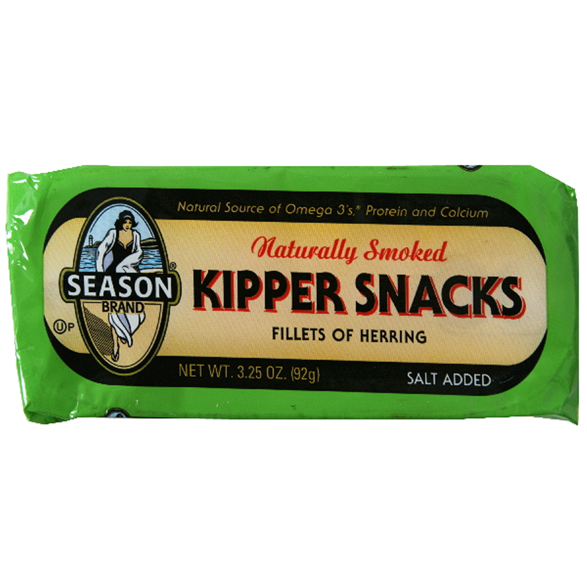 slide 1 of 1, Season Brand Naturally Smoked Kipper Snacks, 3.25 oz