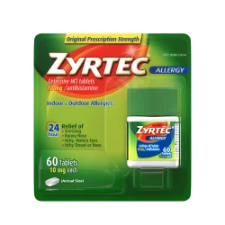 Zyrtec Allergy Original Prescription Strength 10 Mg Tablets